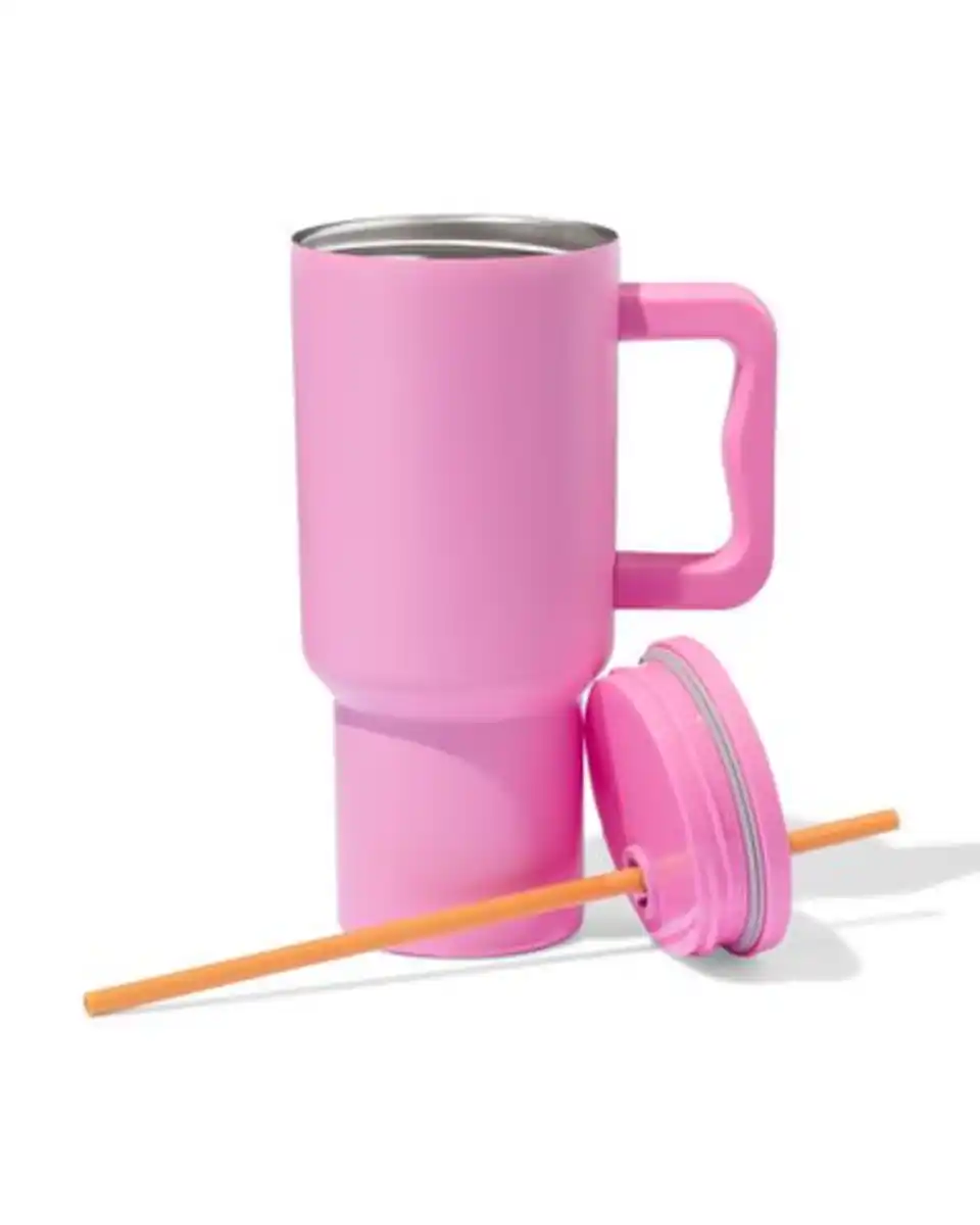 Bild 4 von Trinkbecher, 900 ml, Edelstahl, rosa