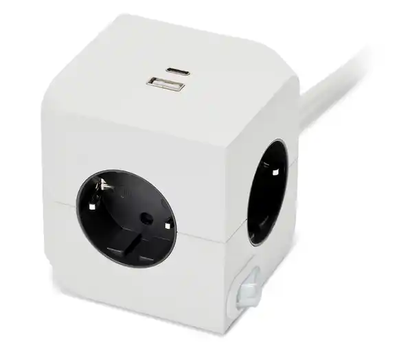 Bild 1 von Steckdosenwürfel mit USB
