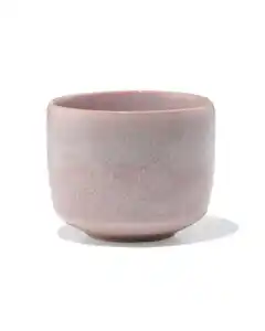 Becher 240 ml, Monaco, reaktive Glasur, rosa