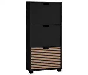 2er-Schuhschrank »Ryker«, matt schwarz