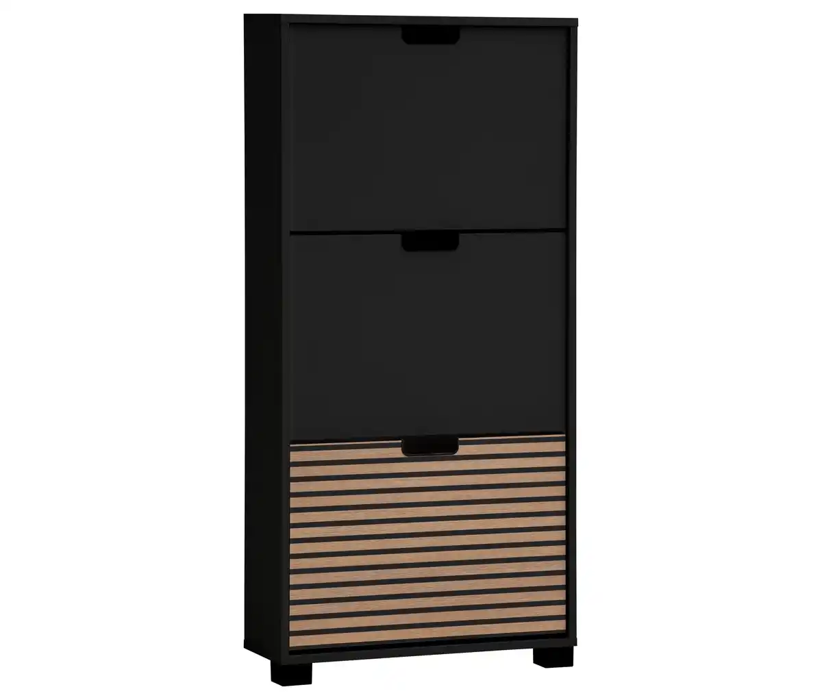 Bild 1 von 2er-Schuhschrank »Ryker«, matt schwarz