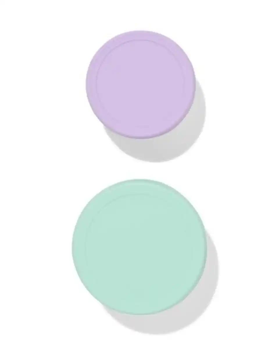 Bild 2 von Snackboxen, Edelstahl, violett-mintgrün – 2 Stück