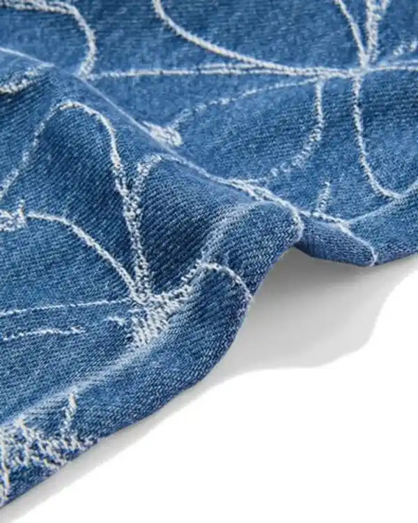 Bild 3 von Kinderhose mit Blumen mittelblau