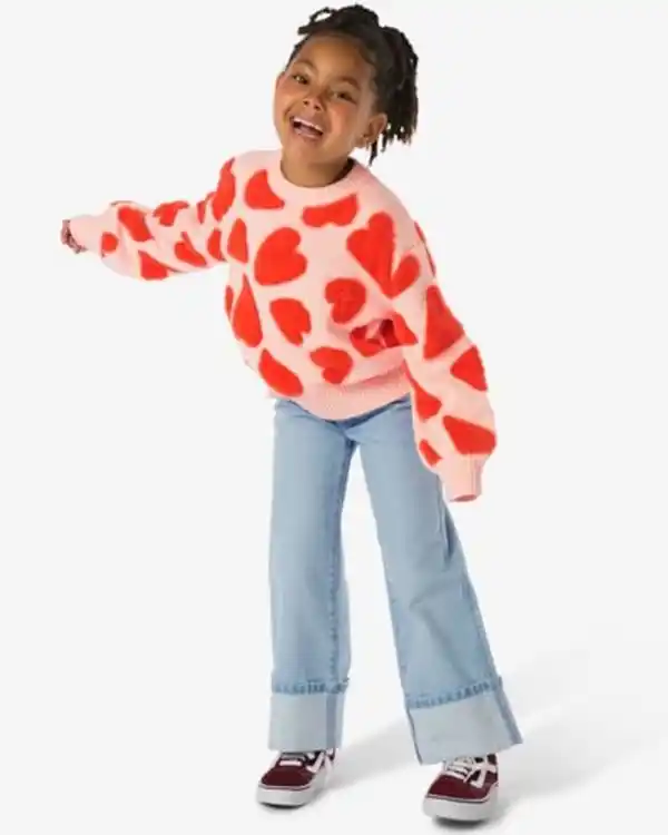 Bild 1 von Kinderjeans, umgeschlagener Saum hellblau