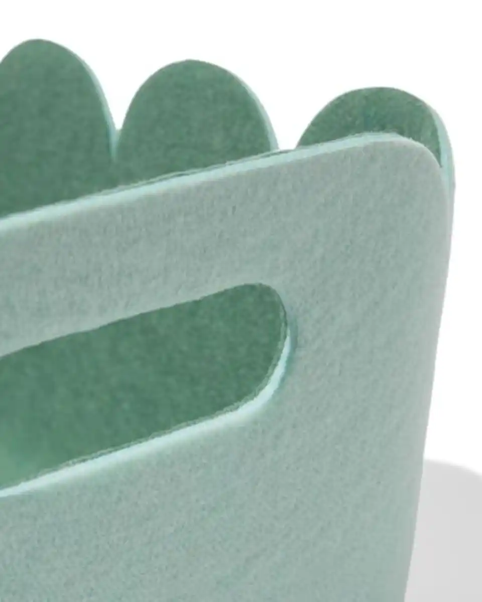 Bild 2 von Korb 33 x 14 cm, Filz, Hellgrün