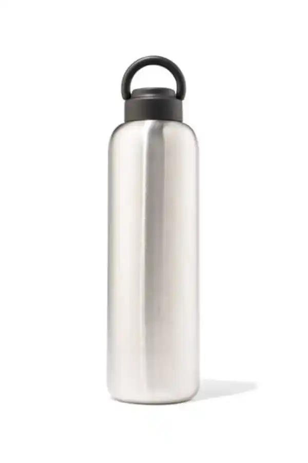 Bild 1 von Isolierflasche, doppelwandig, Edelstahl, silbern, 700 ml