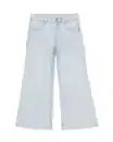 Bild 2 von Kinderjeans, Bootcut Fit, gestreift hellblau