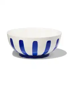 Schälchen, Ø 15 cm, Kombigeschirr, New Bone China, weiß-blau