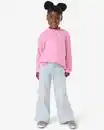 Bild 1 von Kinderjeans, Bootcut Fit, gestreift hellblau