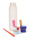 Bild 4 von Wasserflasche mit Trinkhalm, 600 ml, beige