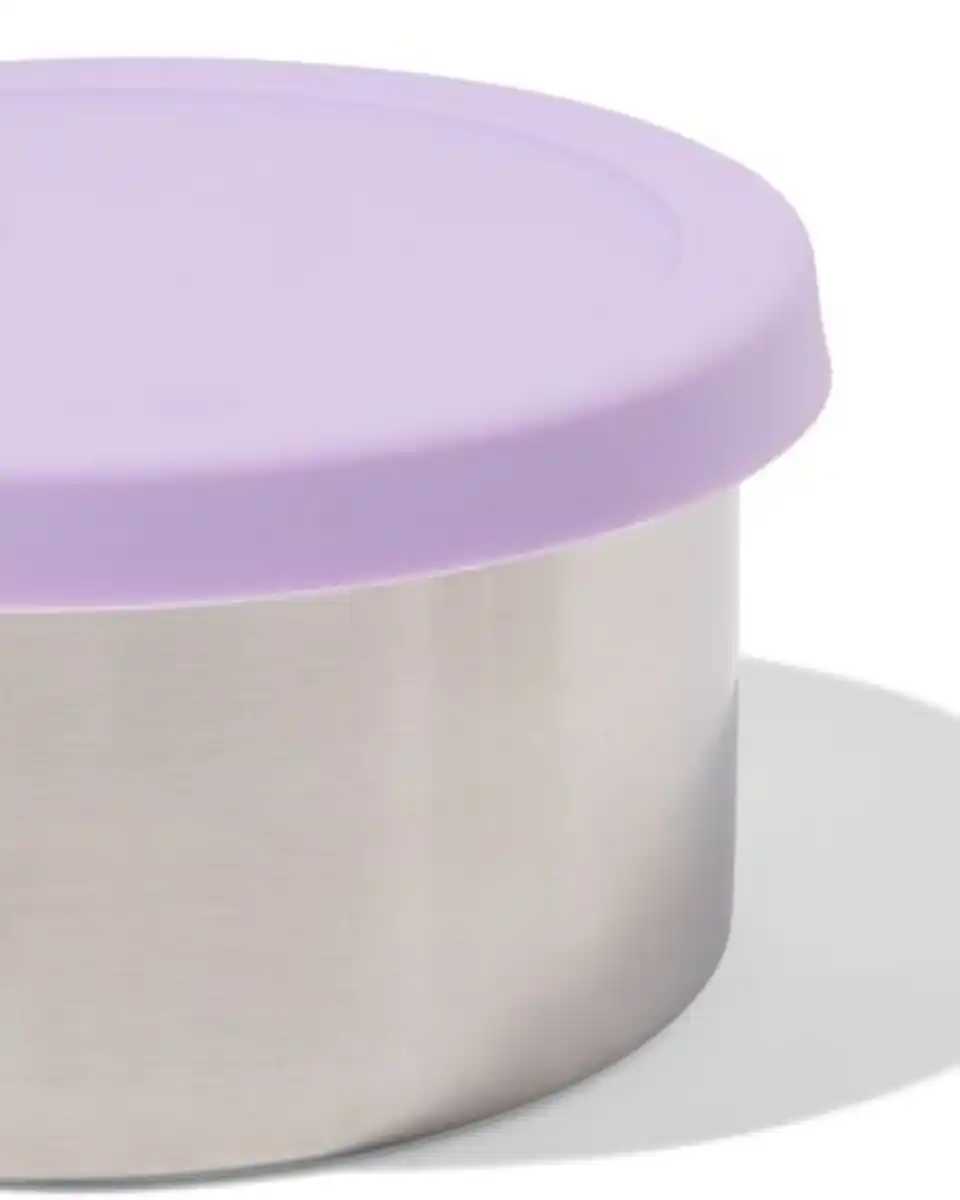 Bild 3 von Snackboxen, Edelstahl, violett-mintgrün – 2 Stück