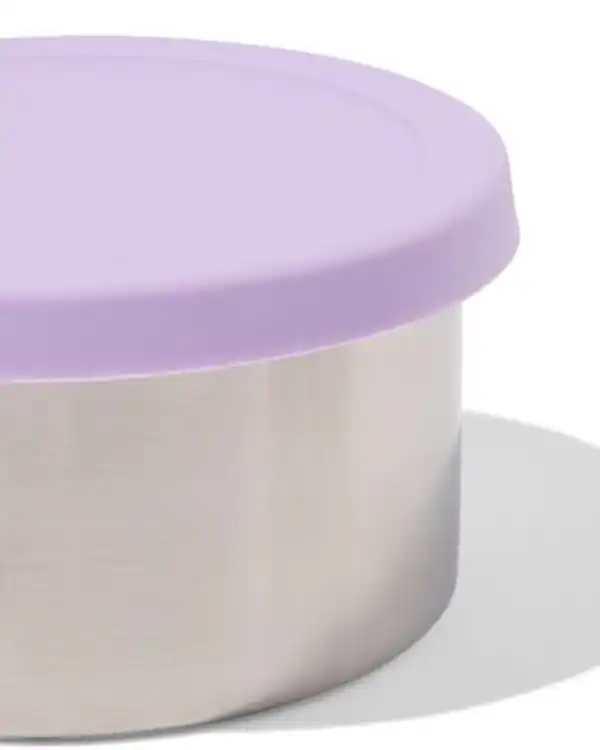 Bild 3 von Snackboxen, Edelstahl, violett-mintgrün – 2 Stück