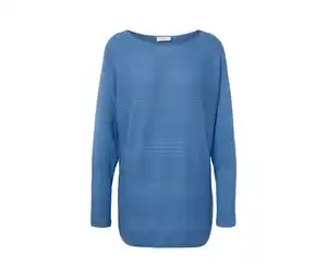 Feinstrickpullover, blau