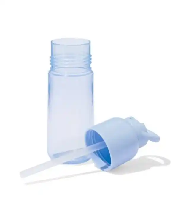 Bild 3 von Wasserflasche mit Trinkhalm, 300 ml, blau