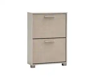 Schuhschrank »Edno« cremebeige mit Canasta-Dekor, 85,2 cm