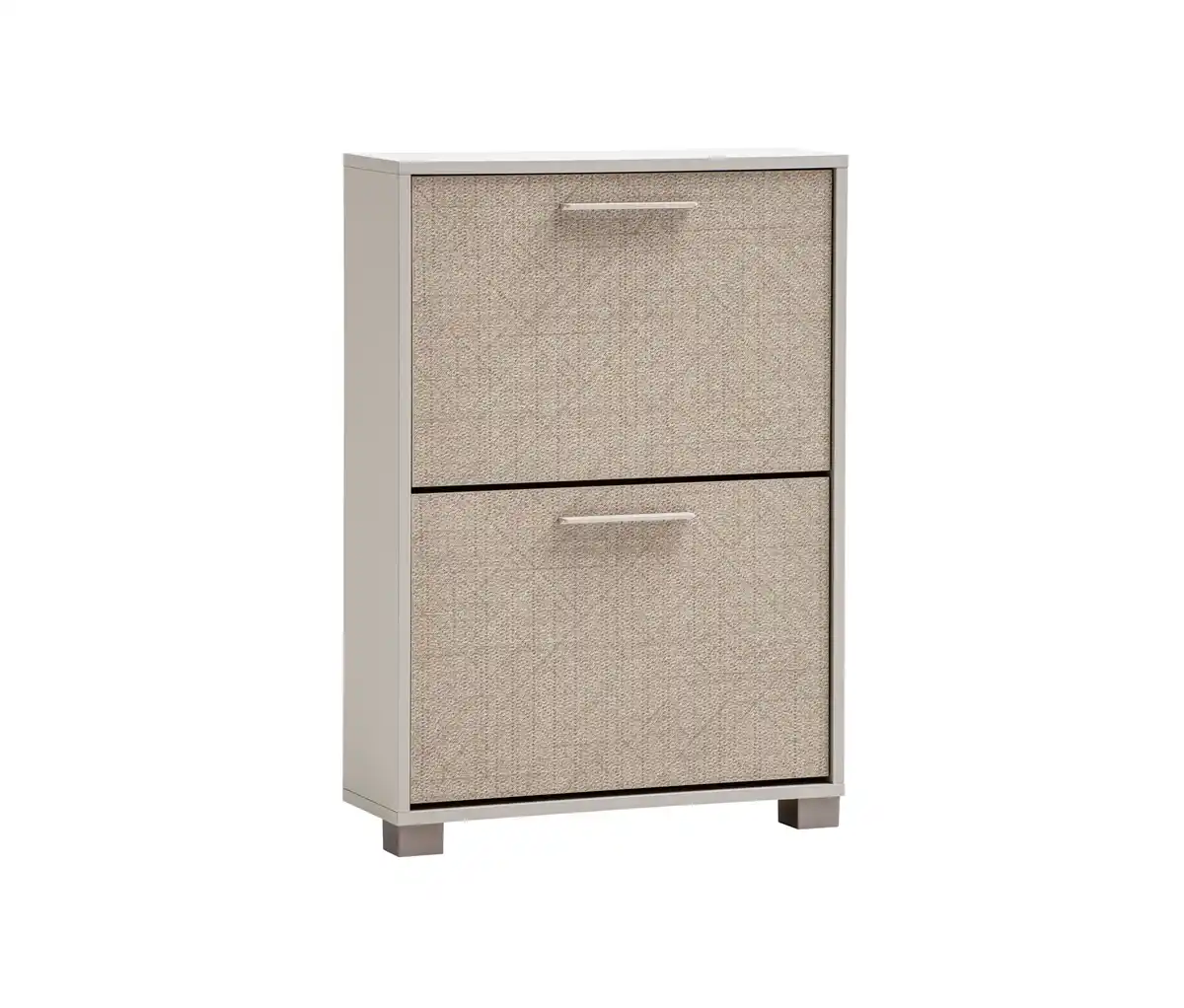 Bild 1 von Schuhschrank »Edno« cremebeige mit Canasta-Dekor, 85,2 cm