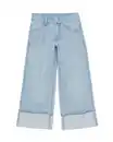 Bild 2 von Kinderjeans, umgeschlagener Saum hellblau