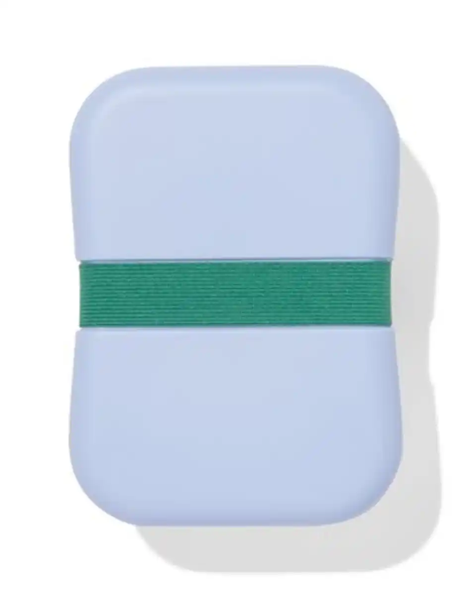 Bild 1 von Brotdose mit Gummiband, hellblau