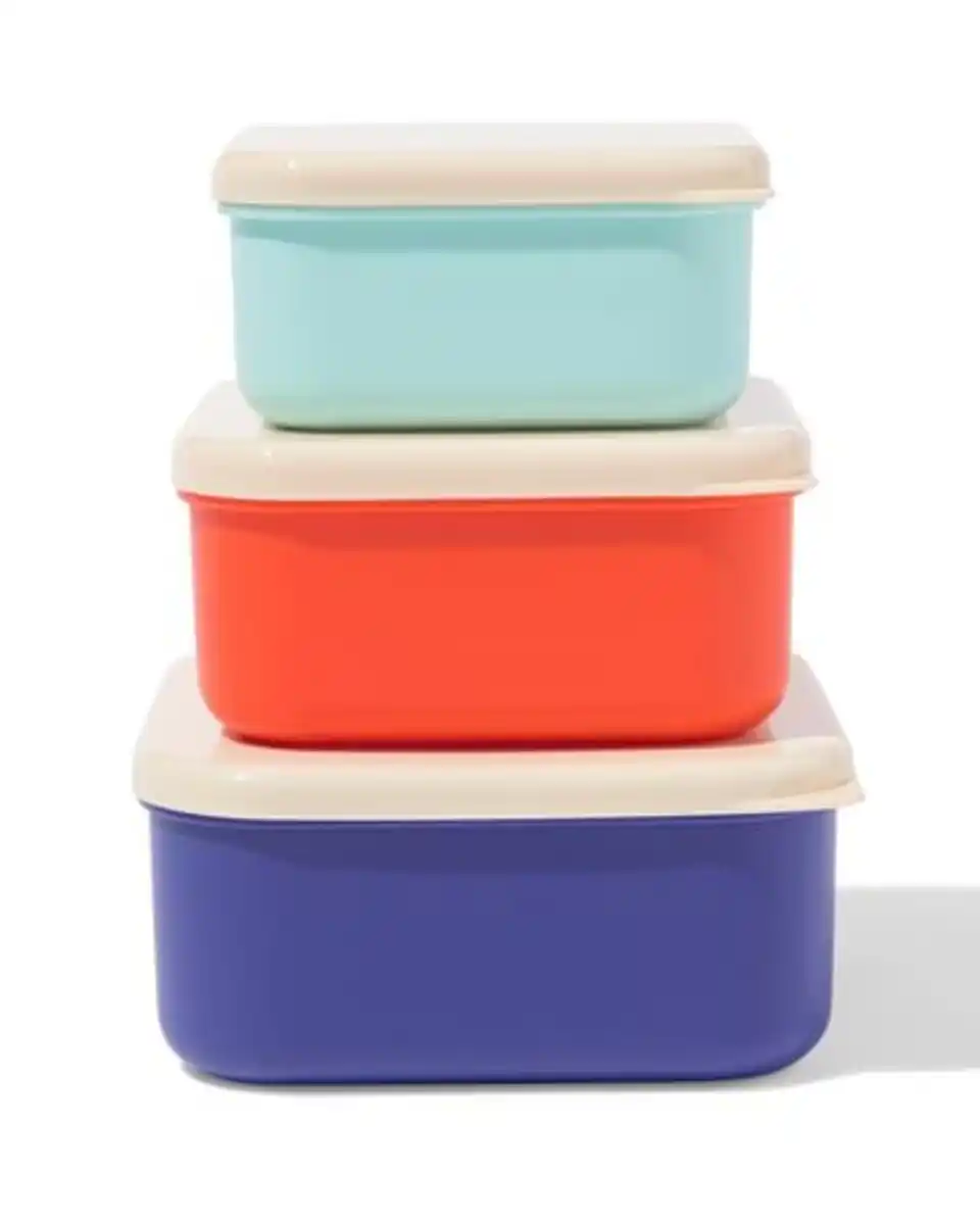 Bild 1 von Snackboxen in Blau, 3-teilig