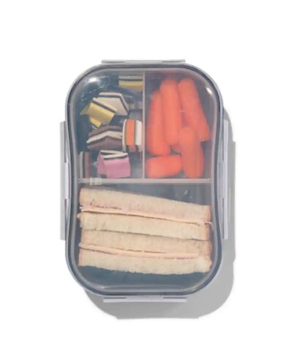 Bild 2 von Brotdose mit Einsätzen, schwarz