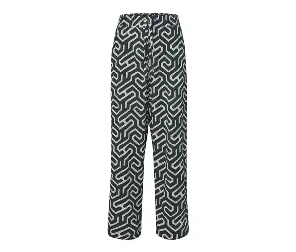 Bild 1 von Bedruckte Schlupfhose in Crinkle-Optik