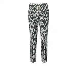 Bedruckte Jerseyhose, grün