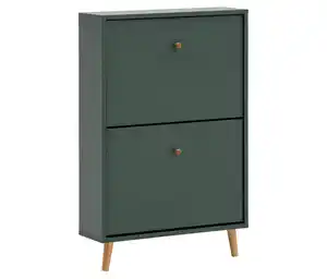 Schuhschrank »Bjarne«, 2 Klappen, waldgrün