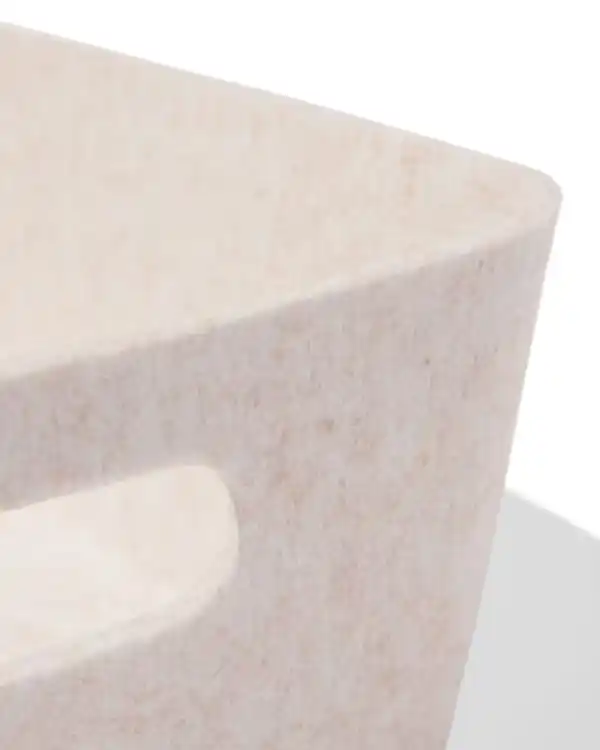 Bild 2 von Korb 33 x 14 cm, Filz, Beige