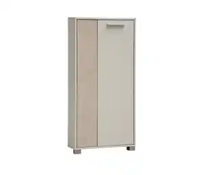 Highboard »Edno«, cremebeige mit Canasta-Dekor