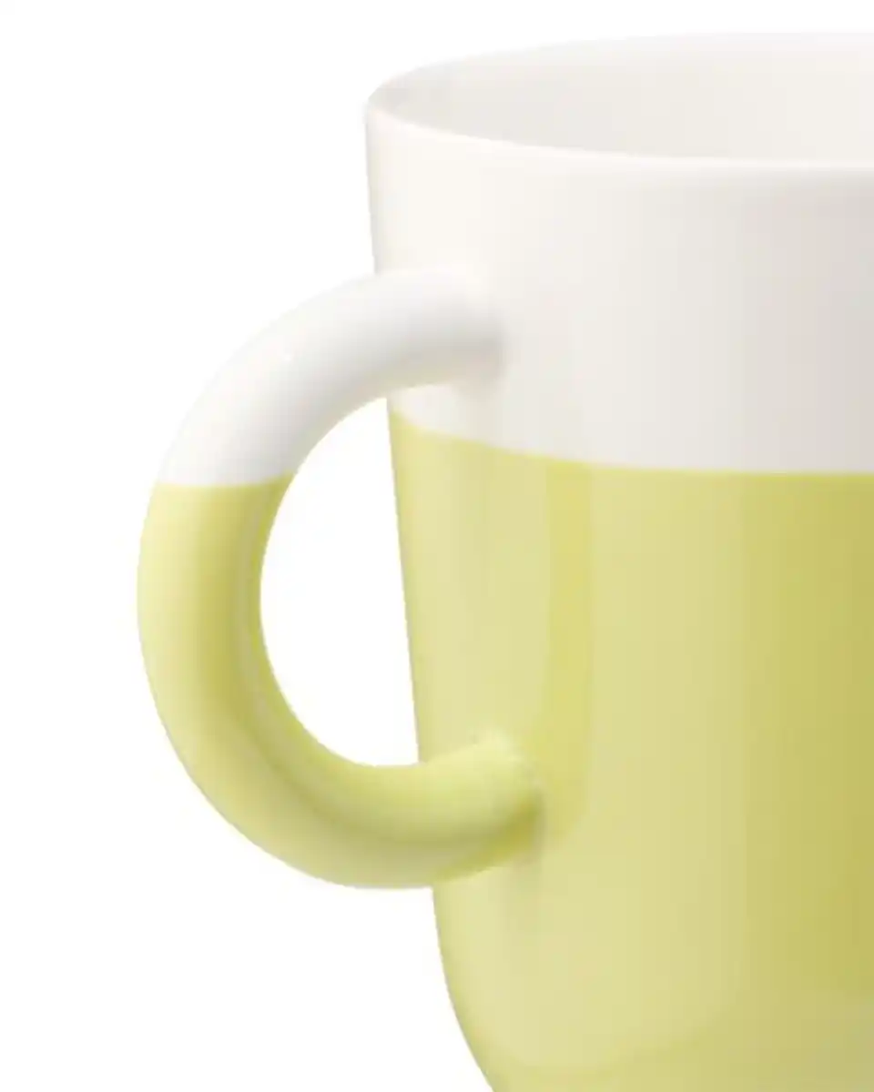 Bild 2 von Becher 490 ml Tafelgenoten New Bone Weiß+Hellgrün