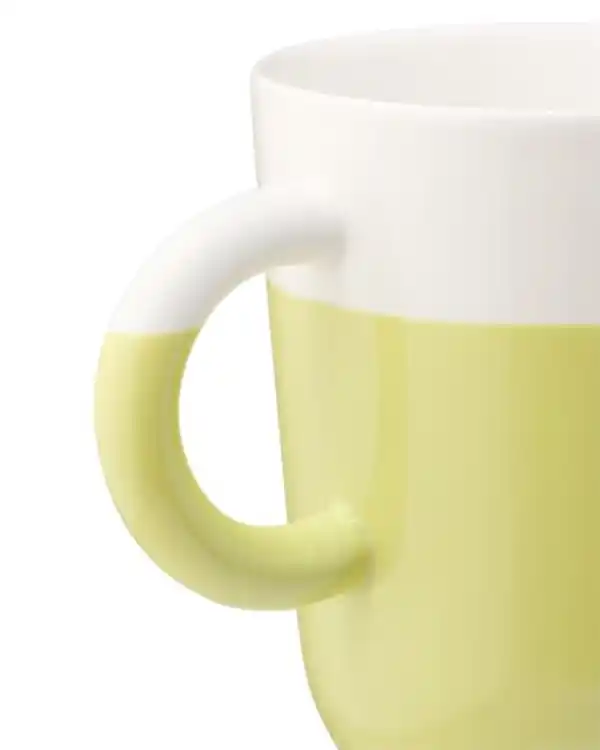 Bild 2 von Becher 490 ml Tafelgenoten New Bone Weiß+Hellgrün