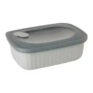 Vorratsdase Betty M in Grau/Transparent, Grau, Transparent