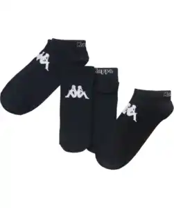 Kappa Sneakersocken, schwarz