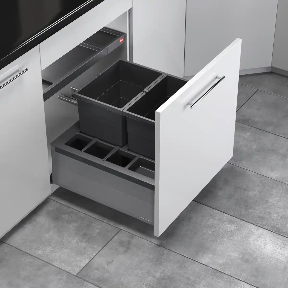 Bild 1 von Einbauabfallsammler 107308 dunkelgrau, Anthrazit