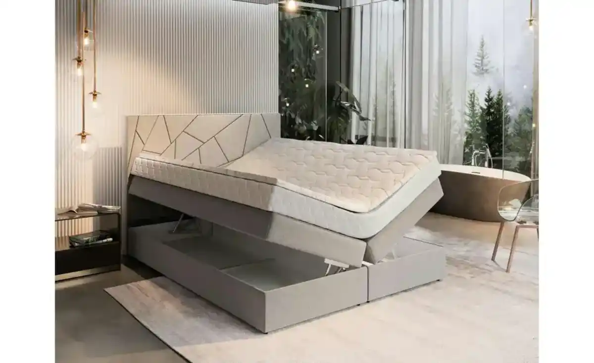 Bild 4 von MASSENO Boxbett mit Bettkasten Trani