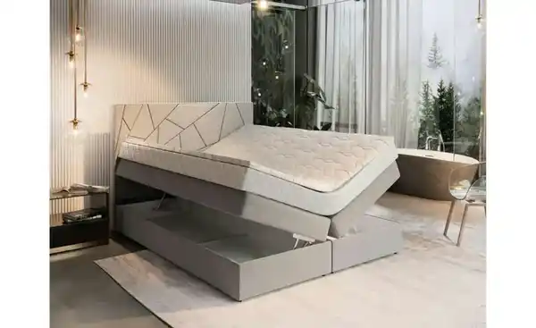 Bild 4 von MASSENO Boxbett mit Bettkasten Trani