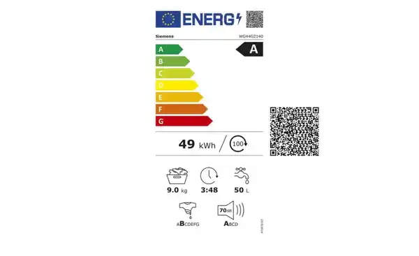 Bild 4 von SIEMENS Waschvollautomat WG44G2140