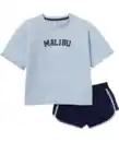 Bild 1 von Kurzer Pyjama, hellblau