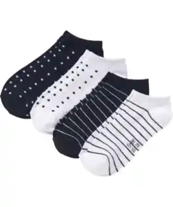 Sneakersocken, schwarz/weiß