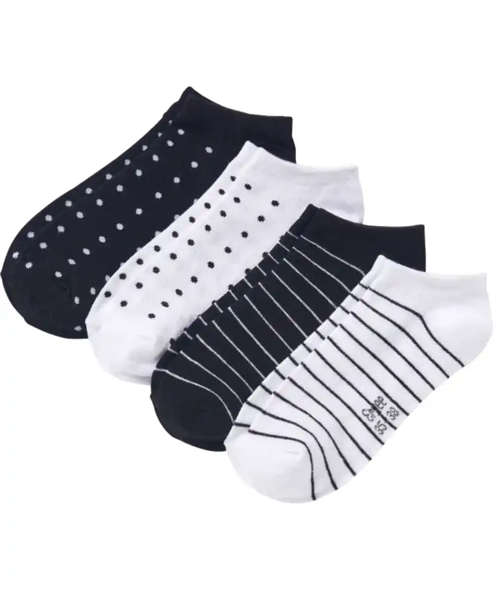 Bild 1 von Sneakersocken, schwarz/weiß