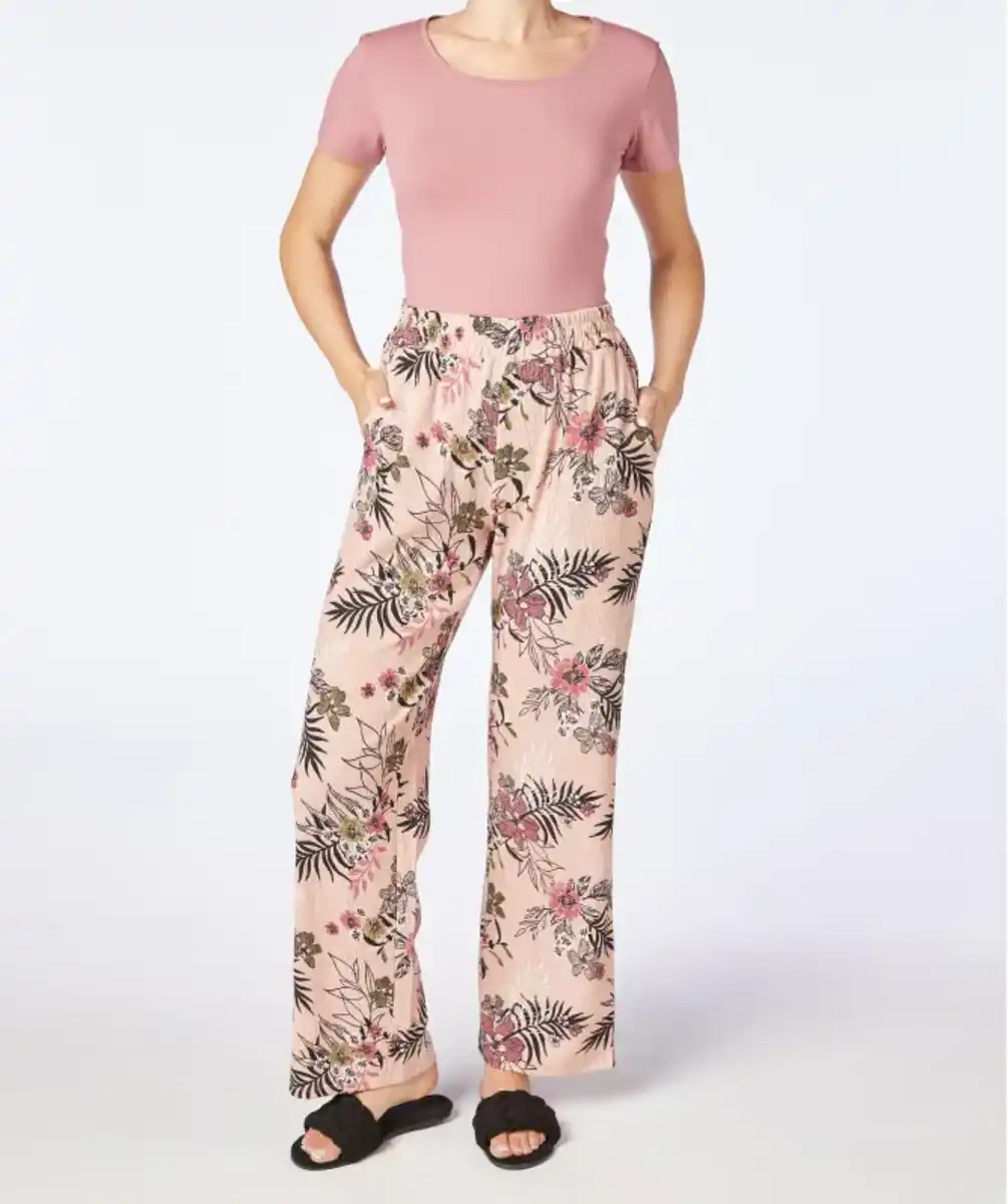 Bild 1 von Palazzohose in Crinkleoptik, rosa