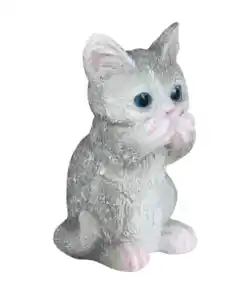 Deko-Katze, grau