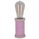 Bild 1 von Näve Tischleuchte, Natur, Weiß, Pink, Holz, Metall, Textil, Kirschbaum, 12 cm, Lampen & Leuchten, Innenbeleuchtung, Tischlampen, Tischlampen