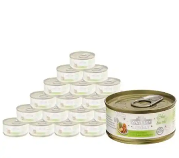 Bild 1 von Dehner Premium Lovely Nassfutter für Katzen Hier bin ich!, 24 x 70 g