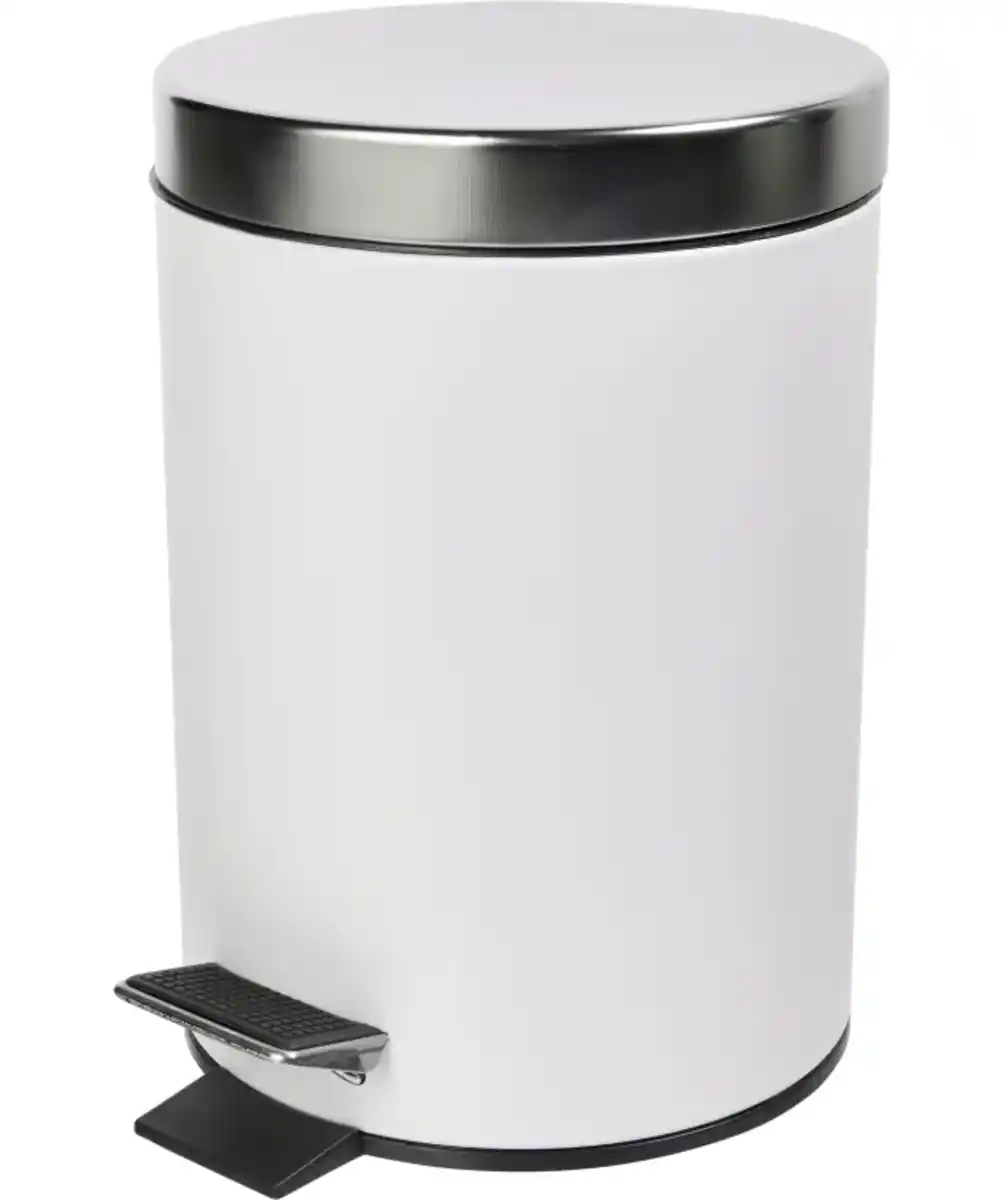 Bild 1 von Mülleimer, weiß/schwarz