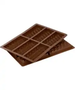 Schokoladenformen aus Silikon, braun