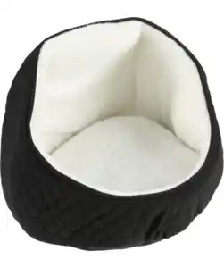 Heimtierbett für Katzen, schwarz