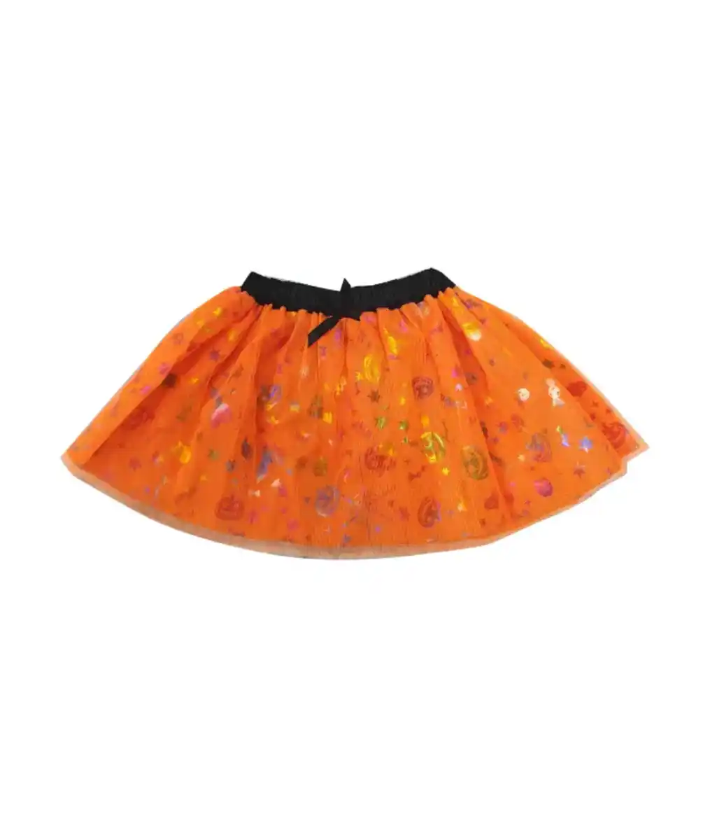 Bild 1 von Kinder-Tüllrock Halloween, orange