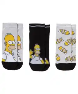 Simpsons Lizenz Socken, gelb