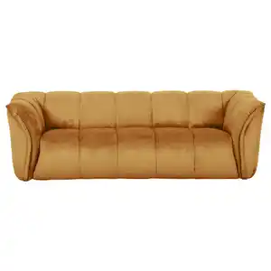 Carryhome Bigsofa, Orange, Textil, 2-3-Sitzer, 220x67x106 cm, Rücken echt, Wohnzimmer, Sofas & Couches, Sofas, Bigsofas